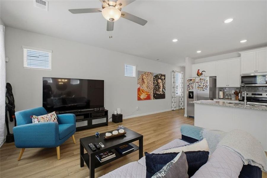 Furnished interior view inside a new home in Walden Park - The Retreat, Jonesboro (Image 32).