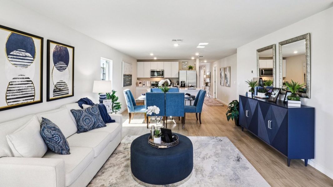Furnished interior view inside a new home in Asher Park, Lehigh Acres (Image 5).