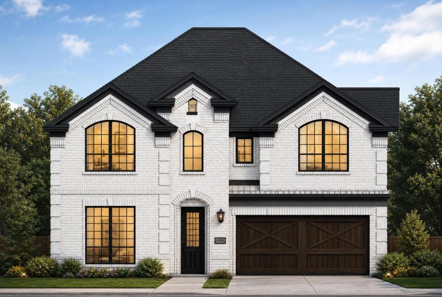 Representative exterior photo of a completed home built from the Grand Tour by Grand Homes in Providence Cove, McKinney, TX (Image 17).