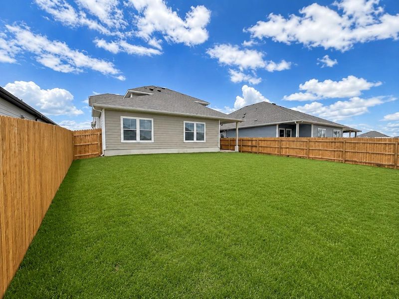 Back of Home & Private Backyard Back of Home & Private Backyard
