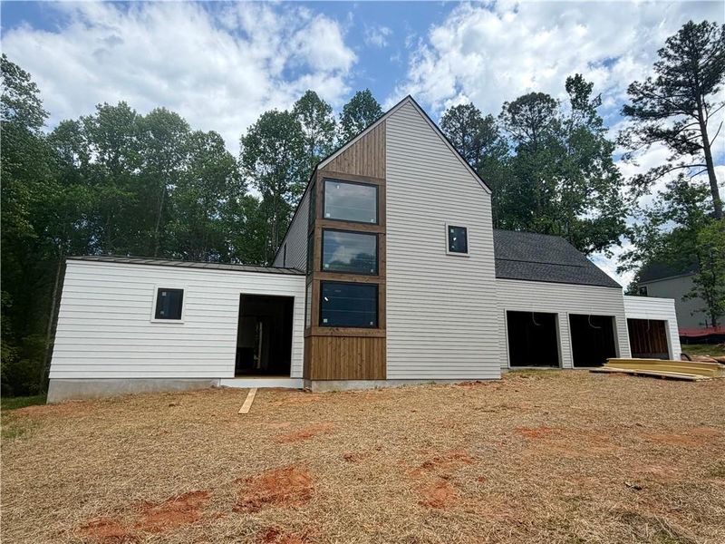 In-progress construction of a new home in Aster, Roswell, GA (Image 39).