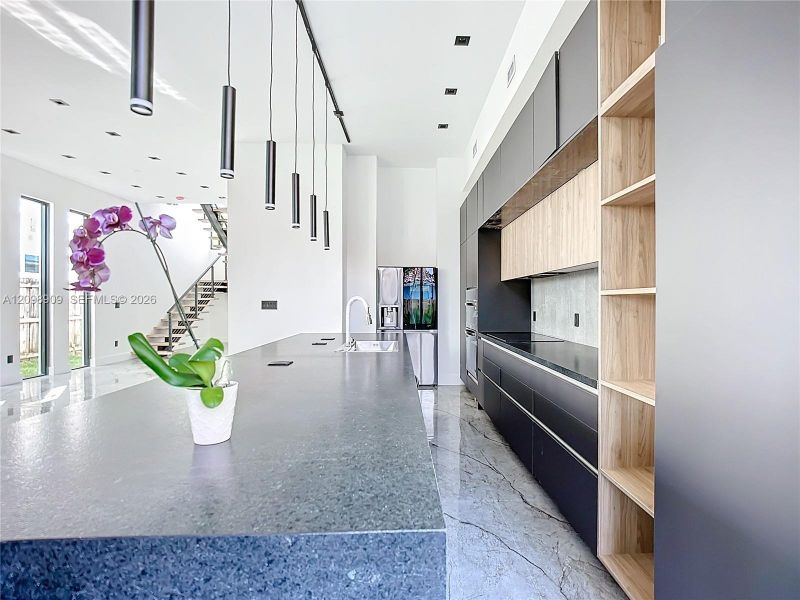 Furnished interior view inside a new home in , Miami (Image 8).