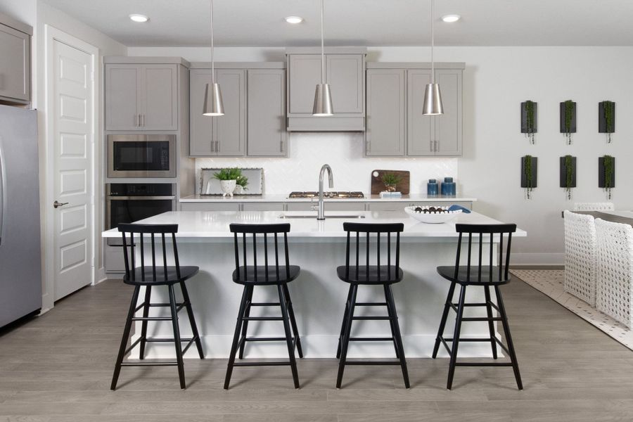 Furnished interior view inside a new home in Terrace Collection at Harvest, Argyle (Image 5). Furnished interior view inside a new home in Terrace Collection at Harvest, Argyle (Image 5).