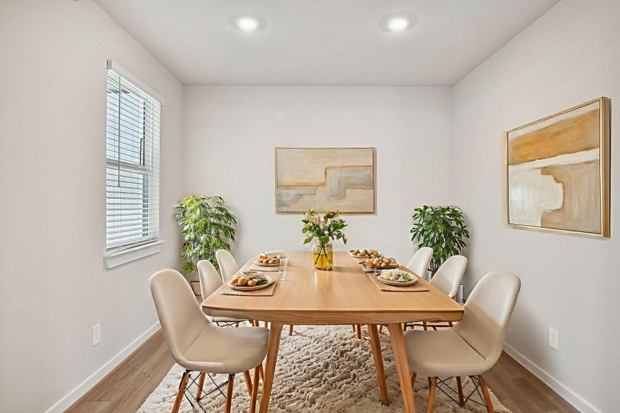 Photo is not of the actual home, but is an inspirational photo of builder’s model home and may depict options, furnishings, and/or decorator features that are not included