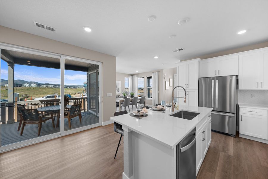Furnished interior view inside a new home in Trumark Homes at Sterling Ranch, Littleton (Image 7).