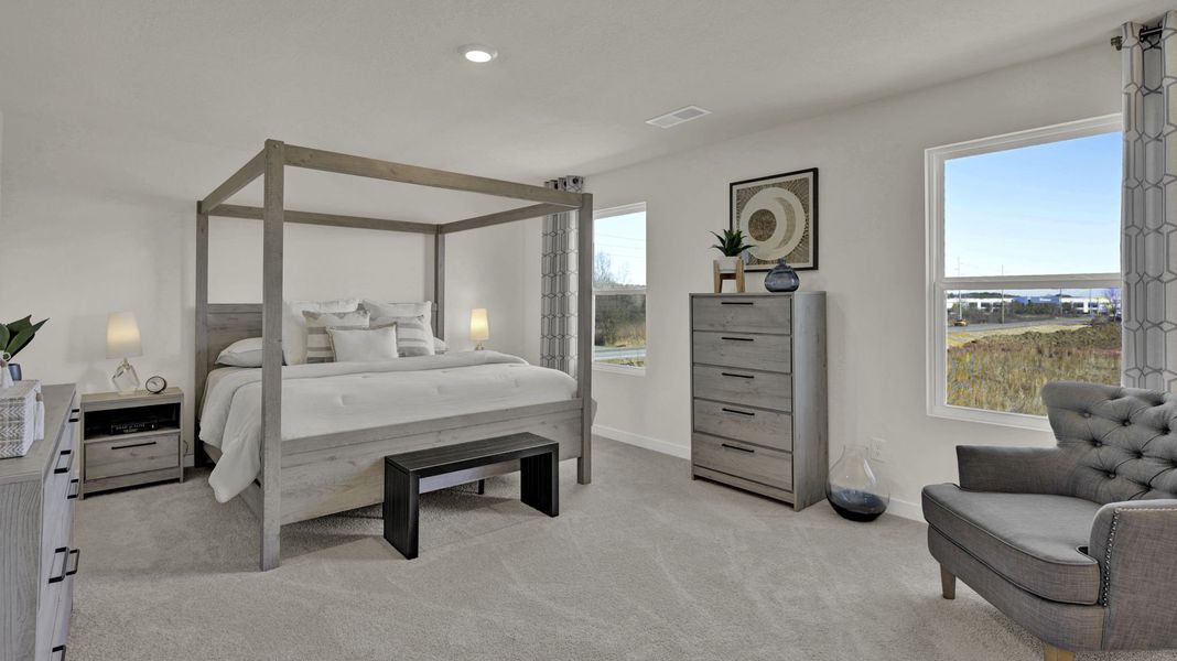 Furnished interior view inside a new home in Timber Creek, Rossville (Image 39).