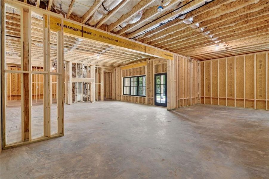 In-progress construction of a new home in , Cumming, GA (Image 66).