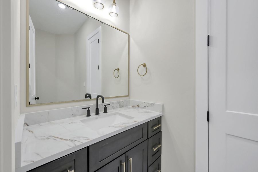 Bedroom two bathroom sink and access to Jack and Jill bathroom Bedroom two bathroom sink and access to Jack and Jill bathroom