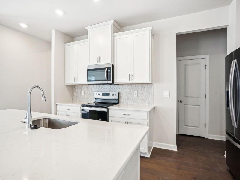 Furnished interior view inside a new home in Walnut Reserve, Conover (Image 3).