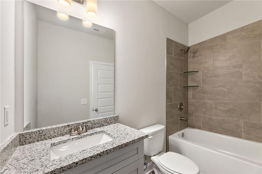 Furnished interior view inside a new home in Towns at Enclave, Lawrenceville (Image 18).