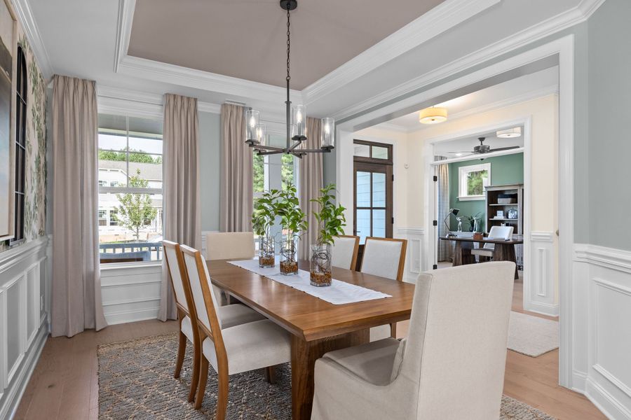 Representative furnished interior of a home built from the The Crawford by Davidson Homes LLC in Springvale South, Fuquay Varina (Image 10). Representative furnished interior of a home built from the The Crawford by Davidson Homes LLC in Springvale South, Fuquay Varina (Image 10).