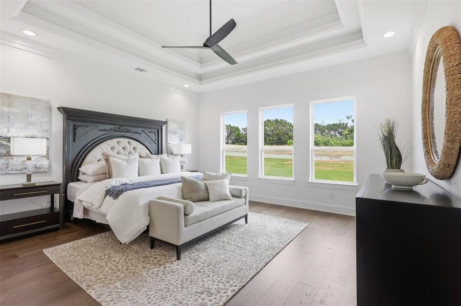 Furnished interior view inside a new home in , Granbury (Image 25). Furnished interior view inside a new home in , Granbury (Image 25).