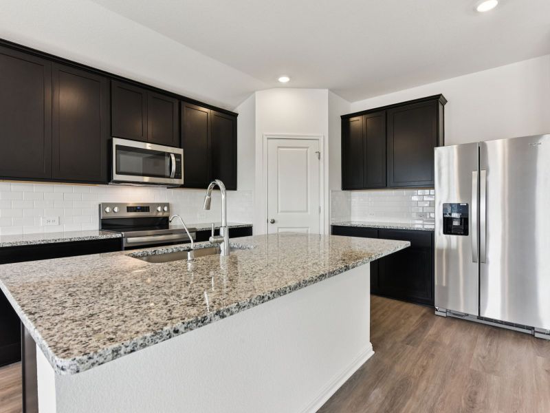 Furnished interior view inside a new home in Creekfall, Burnet (Image 3). Furnished interior view inside a new home in Creekfall, Burnet (Image 3).