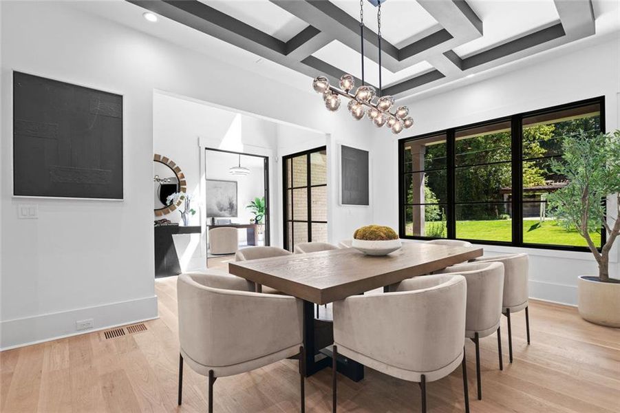 Furnished interior view inside a new home in , Atlanta (Image 10). Furnished interior view inside a new home in , Atlanta (Image 10).