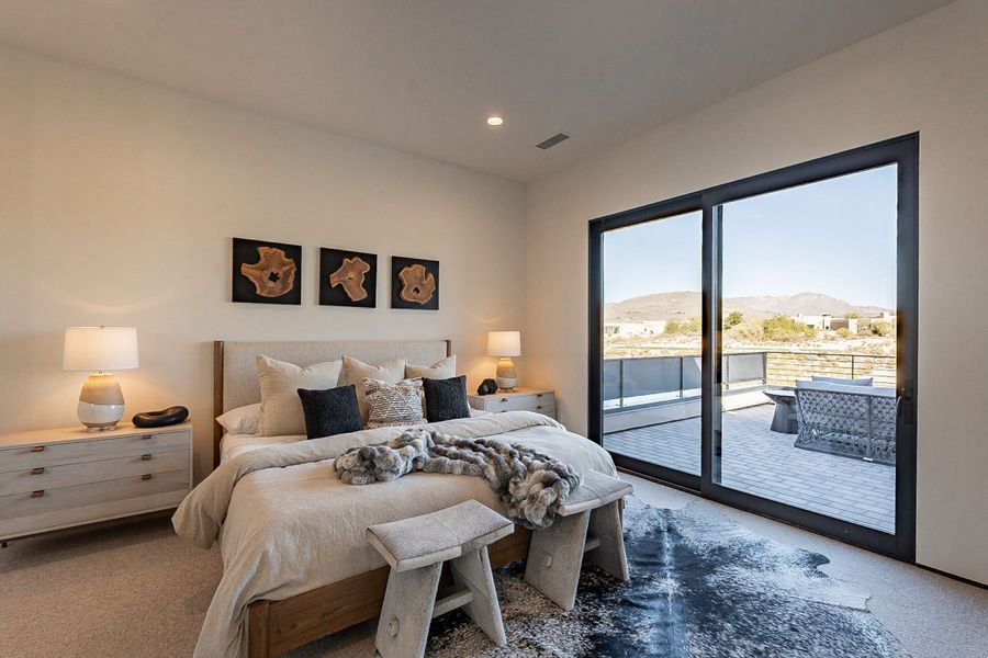 Furnished interior view inside a new home in Village at Seven Desert Mountain, Scottsdale (Image 13).
