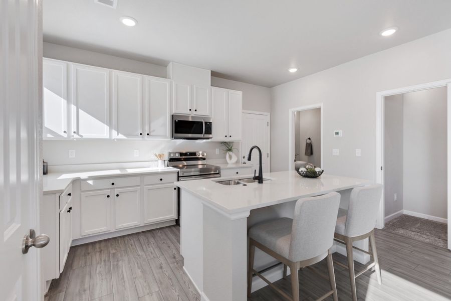 Furnished interior view inside a new home in Spring Valley, Greenwood Village (Image 15).