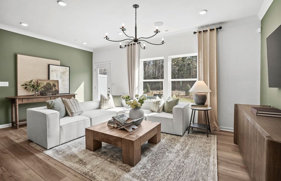 Representative furnished interior of a home built from the Landis by Pulte Homes in Mallard Park, Charlotte (Image 38).