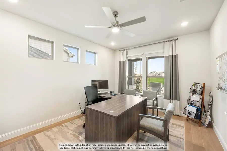 Furnished interior view inside a new home in ArrowBrooke, Aubrey (Image 12).