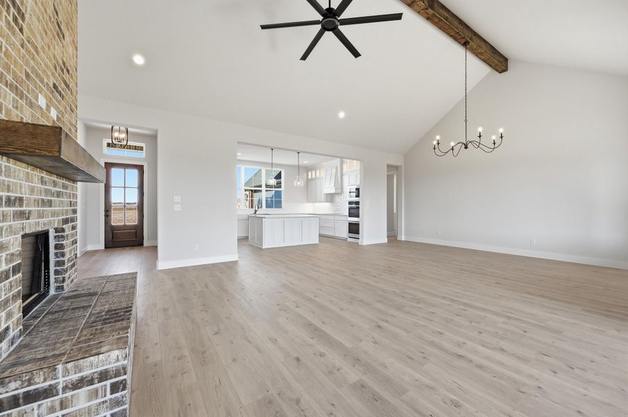 Spacious, unfurnished interior of a new home in Coyote Crossing, Godley (Image 26). Spacious, unfurnished interior of a new home in Coyote Crossing, Godley (Image 26).