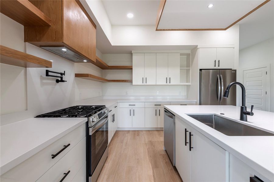 Furnished interior view inside a new home in , Bay City (Image 11). Furnished interior view inside a new home in , Bay City (Image 11).