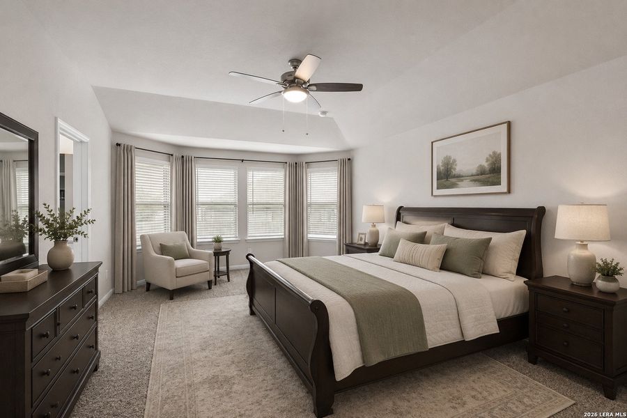 Furnished interior view inside a new home in Lark Canyon, New Braunfels (Image 10).