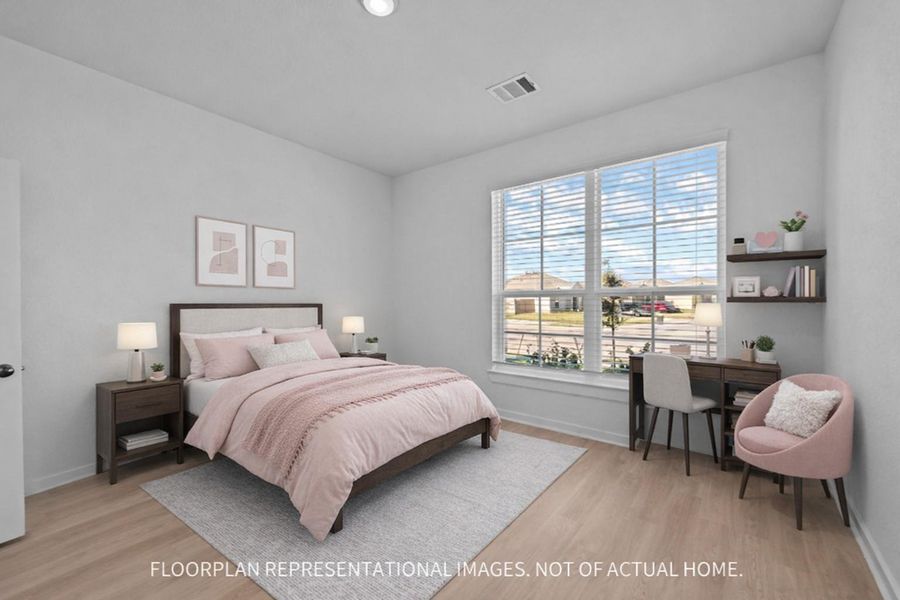 Furnished interior view inside a new home in Marvida, Cypress (Image 11).