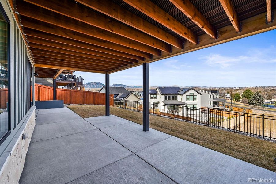 Exterior details and patio area of a home in , Louisville (Image 3). Exterior details and patio area of a home in , Louisville (Image 3).