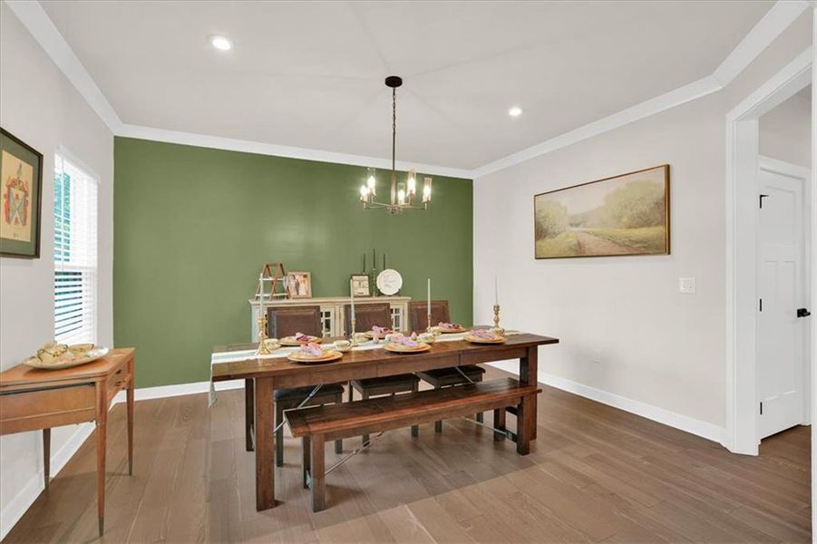 Furnished interior view inside a new home in , Fayetteville (Image 39).