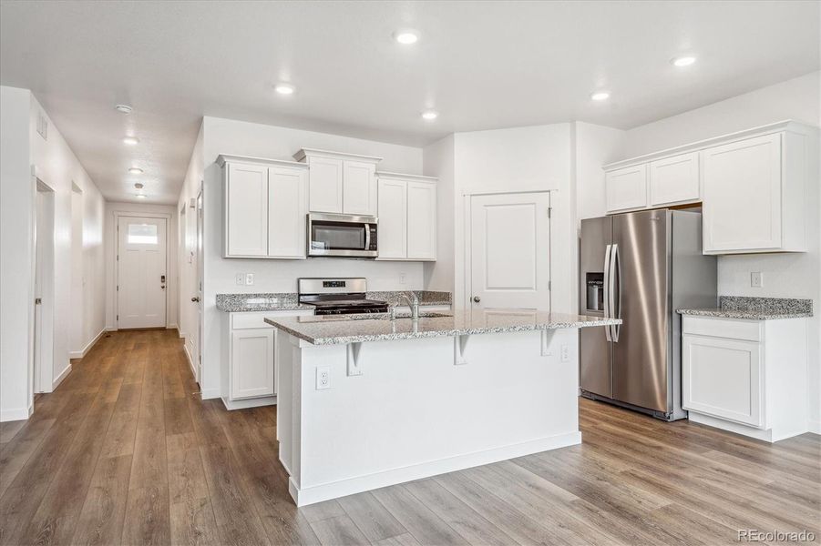 Furnished interior view inside a new home in Mountain View Ranch, Wellington (Image 6).