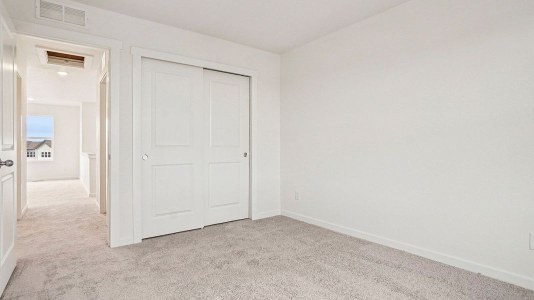 Furnished interior view inside a new home in Windler Townhomes, Aurora (Image 31). Furnished interior view inside a new home in Windler Townhomes, Aurora (Image 31).