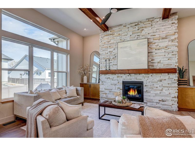 Furnished interior view inside a new home in , Berthoud (Image 33).