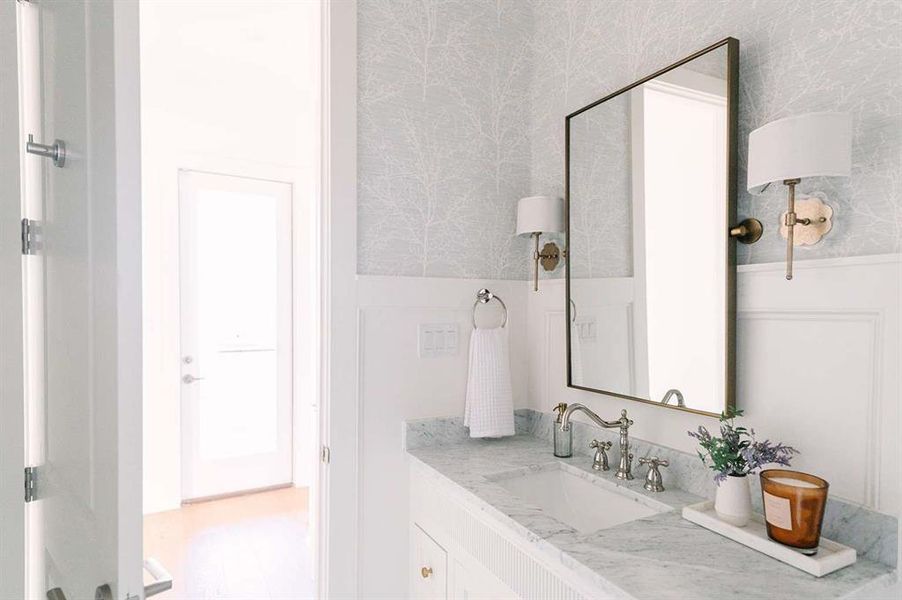 Furnished interior view inside a new home in , Aledo (Image 16).