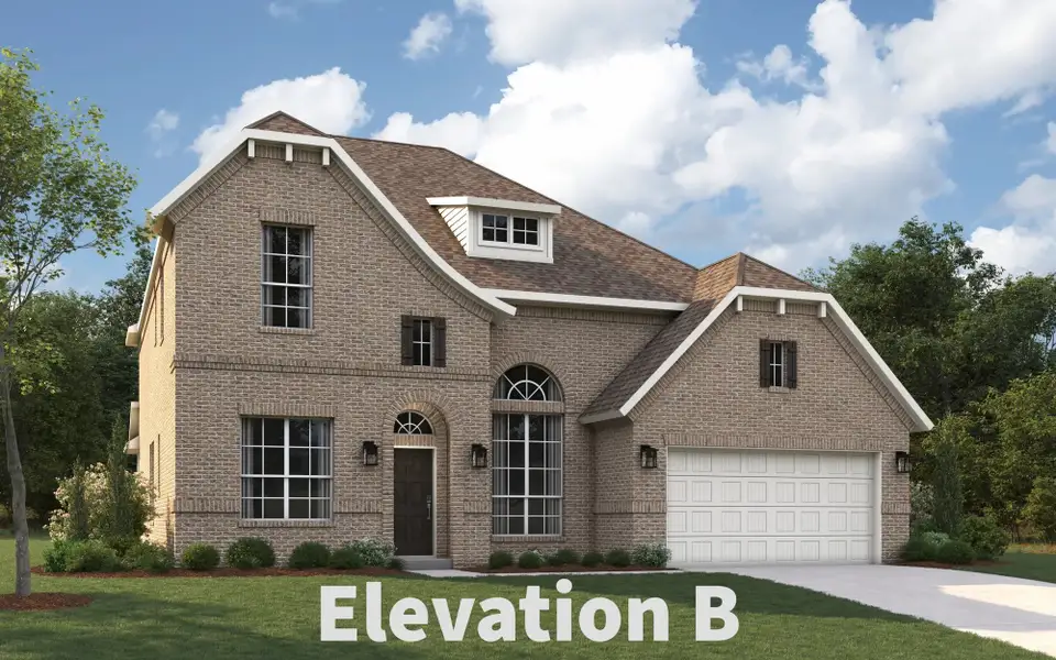 Representative exterior photo of a completed home built from the Newport Front by Stonehollow Homes in River Ranch, Van Alstyne, TX (Image 11). Representative exterior photo of a completed home built from the Newport Front by Stonehollow Homes in River Ranch, Van Alstyne, TX (Image 11).