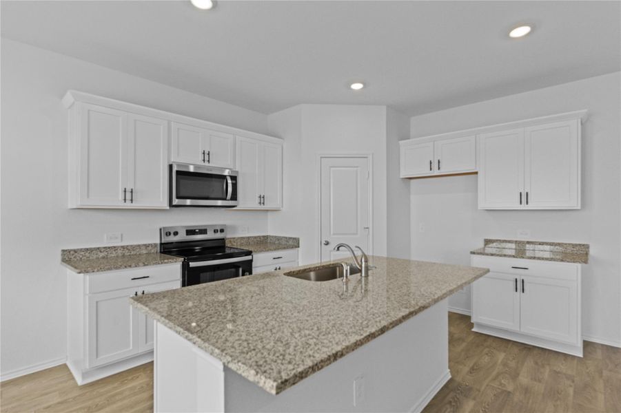 Furnished interior view inside a new home in Palomino, Manor (Image 4).