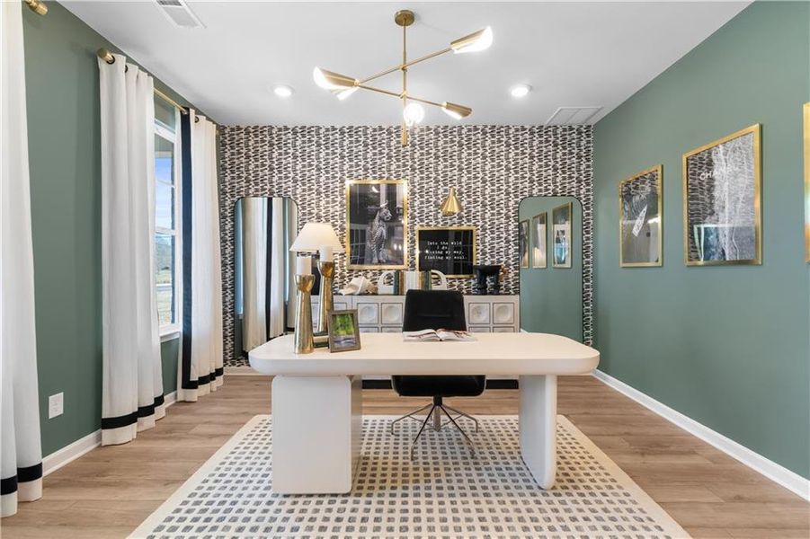 Furnished interior view inside a new home in Trinity Park, McDonough (Image 43).