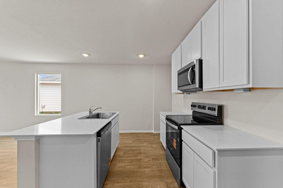 Furnished interior view inside a new home in Ladera, Luling (Image 8). Furnished interior view inside a new home in Ladera, Luling (Image 8).