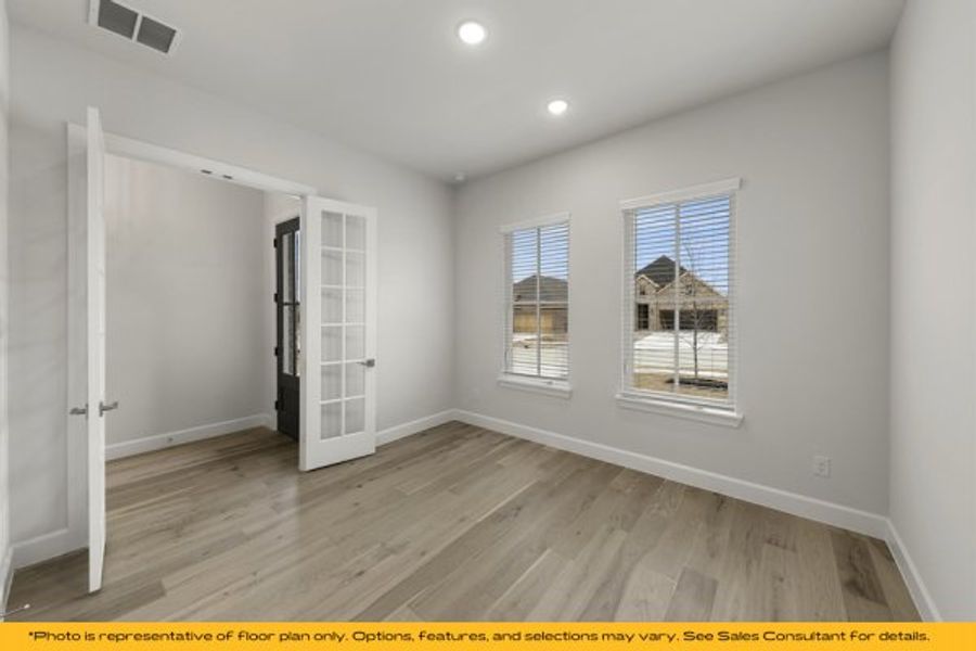 Representative unfurnished interior of a home built from the The Catalina by Stonefield Homes in The Highlands, Rockwall (Image 26).