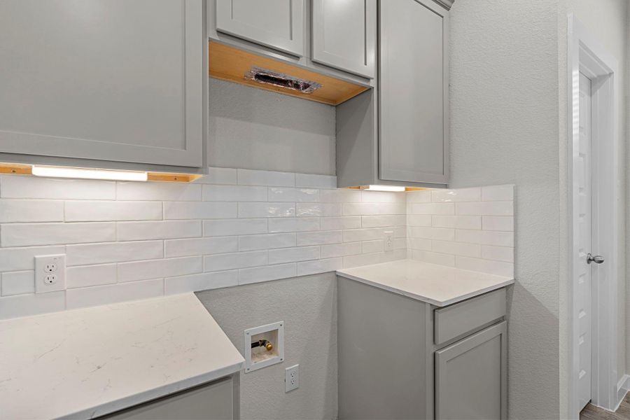 Furnished interior view inside a new home in Cypresswood Landing, Humble (Image 8).