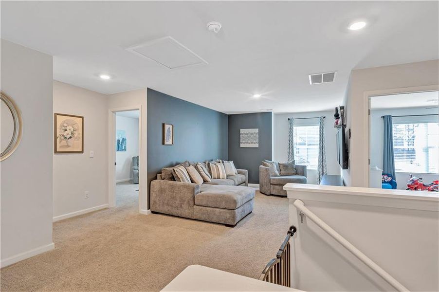 Furnished interior view inside a new home in Thompson Ridge, Dallas (Image 16).