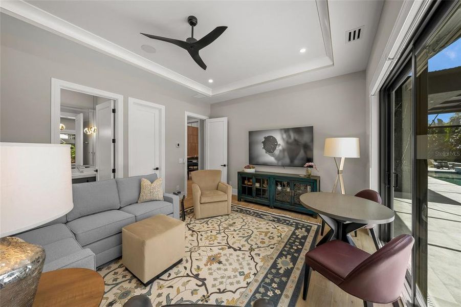 Furnished interior view inside a new home in , Sarasota (Image 7). Furnished interior view inside a new home in , Sarasota (Image 7).