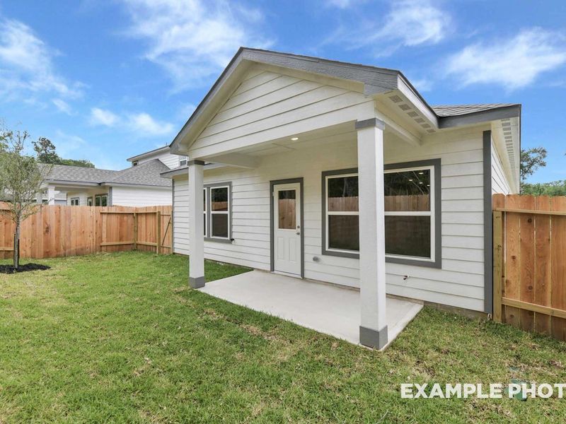 Representative exterior details of a home built from the The Frio F by Davidson Homes LLC in Spring Branch Crossing, Conroe (Image 3).