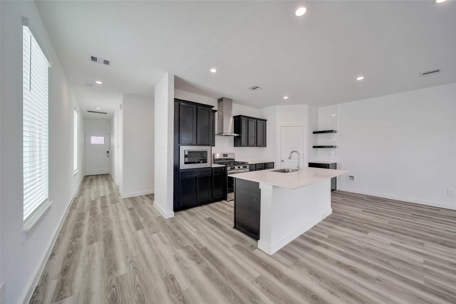 Furnished interior view inside a new home in City Gate, Houston (Image 8).