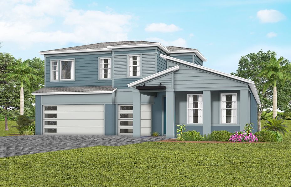 Representative exterior photo of a completed home built from the Mahogany Grand by Pulte Homes in Lakehaven Estates, Clermont, FL (Image 25). Representative exterior photo of a completed home built from the Mahogany Grand by Pulte Homes in Lakehaven Estates, Clermont, FL (Image 25).