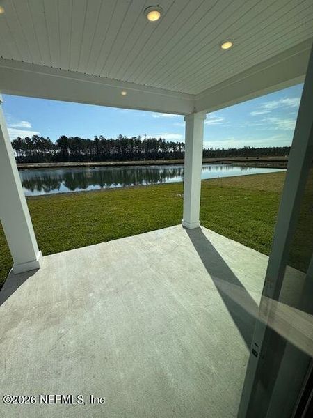 Exterior details and patio area of a home in Brook Forest, St. Augustine (Image 16).