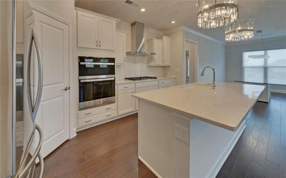 Furnished interior view inside a new home in , Hoschton (Image 9).