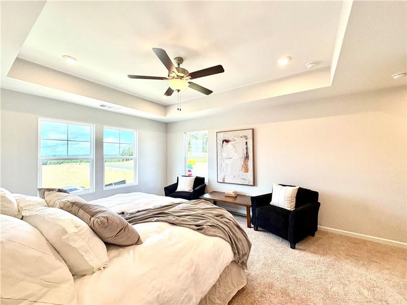 Furnished interior view inside a new home in Stegall Village, Cartersville (Image 36).