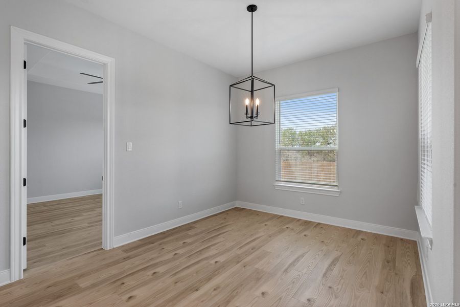 Spacious, unfurnished interior of a new home in Potranco West, Castroville (Image 16). Spacious, unfurnished interior of a new home in Potranco West, Castroville (Image 16).
