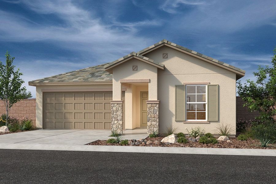 Exterior C with optional stone