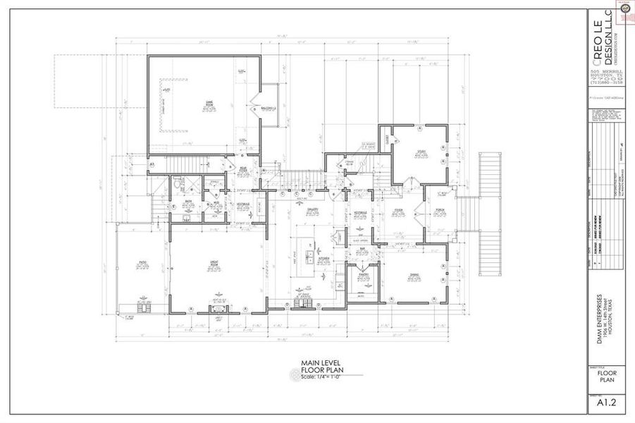 Main Level Floor Plans