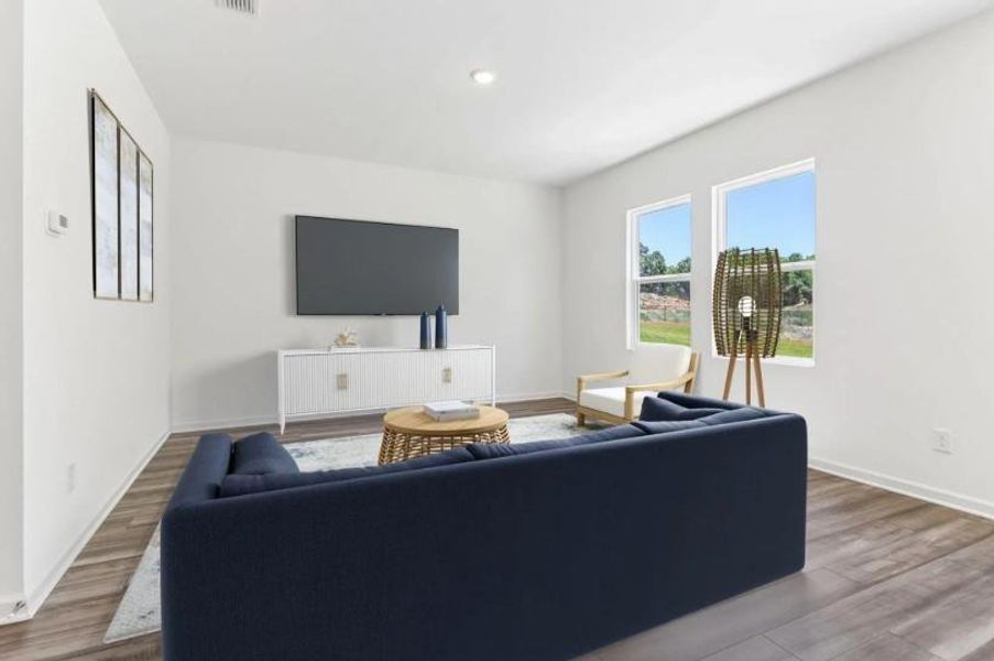 Furnished interior view inside a new home in Crescent Pointe, Carrollton (Image 3).
